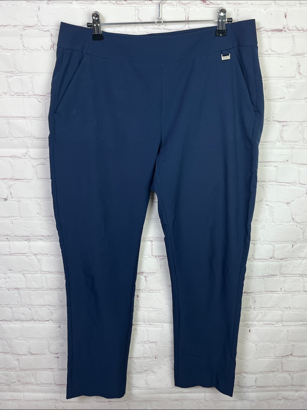 Greg Norman Essentials Collection Pull On Pants in Navy Size M